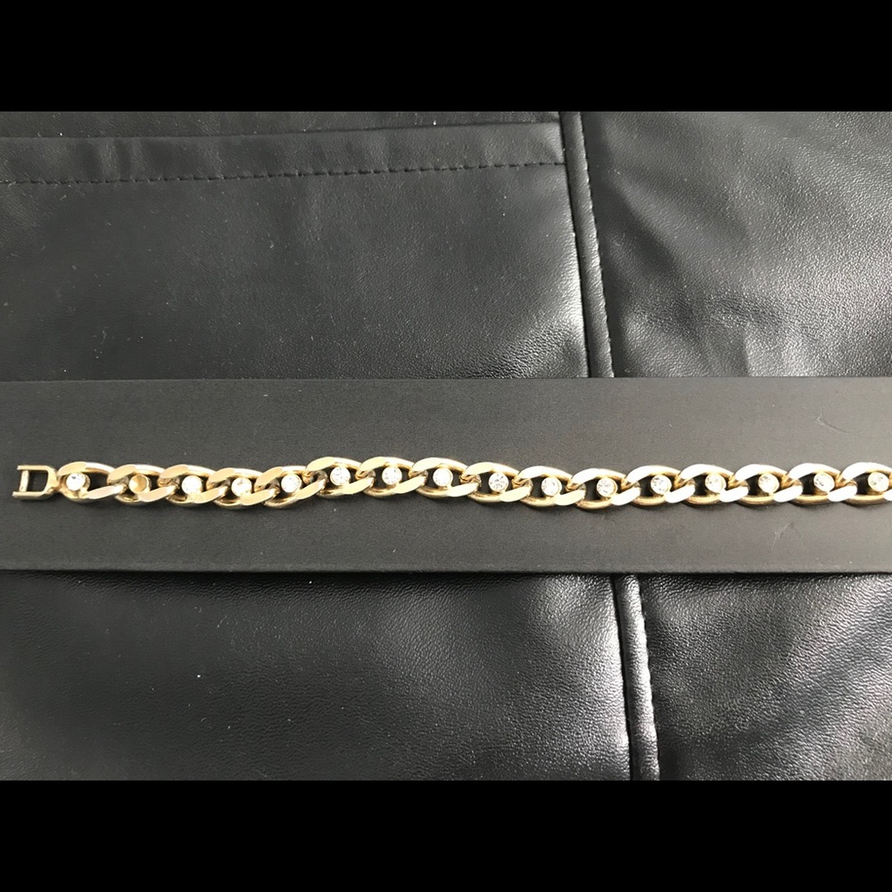 GOLD TONE BRACELET. 1980s. - Picture 8 of 11